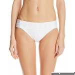 Kenneth Cole New York Women's Side Shirred Hipster Bikini Swimsuit Bottom White    Deco the Distance B07QDQ3KBZ